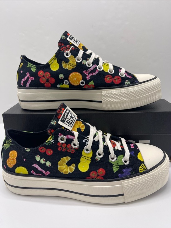 Converse Shoes - Converse A16112C CTAS LIFT OX BLACK/EGRET/BLACK Platform Sneakers